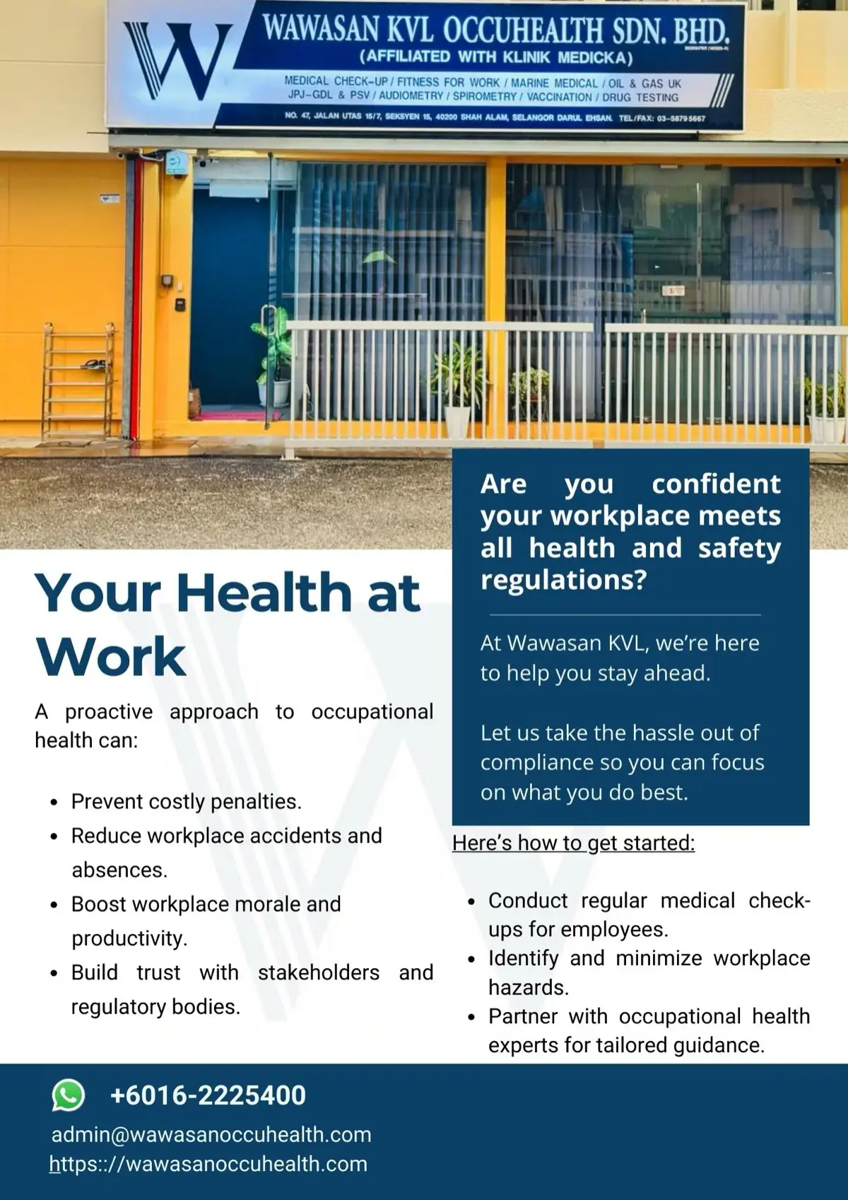 Pre-Employment Medical Check OHD Clinic Newsletter
